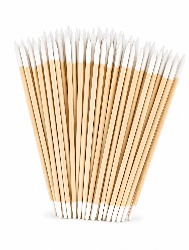 PALITO LONGO COM PONTA ALGODÃO BRANCO