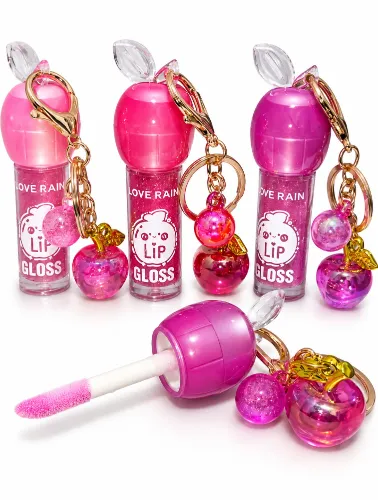 LIP GLOSS LOVE RAIN CHAVEIRO CEREJA