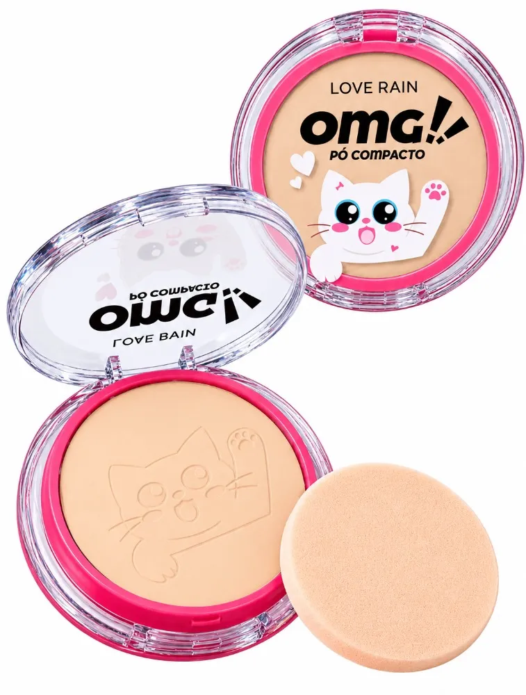 PO COMPACTO OMG GATINHO 10G - LOVE RAIN