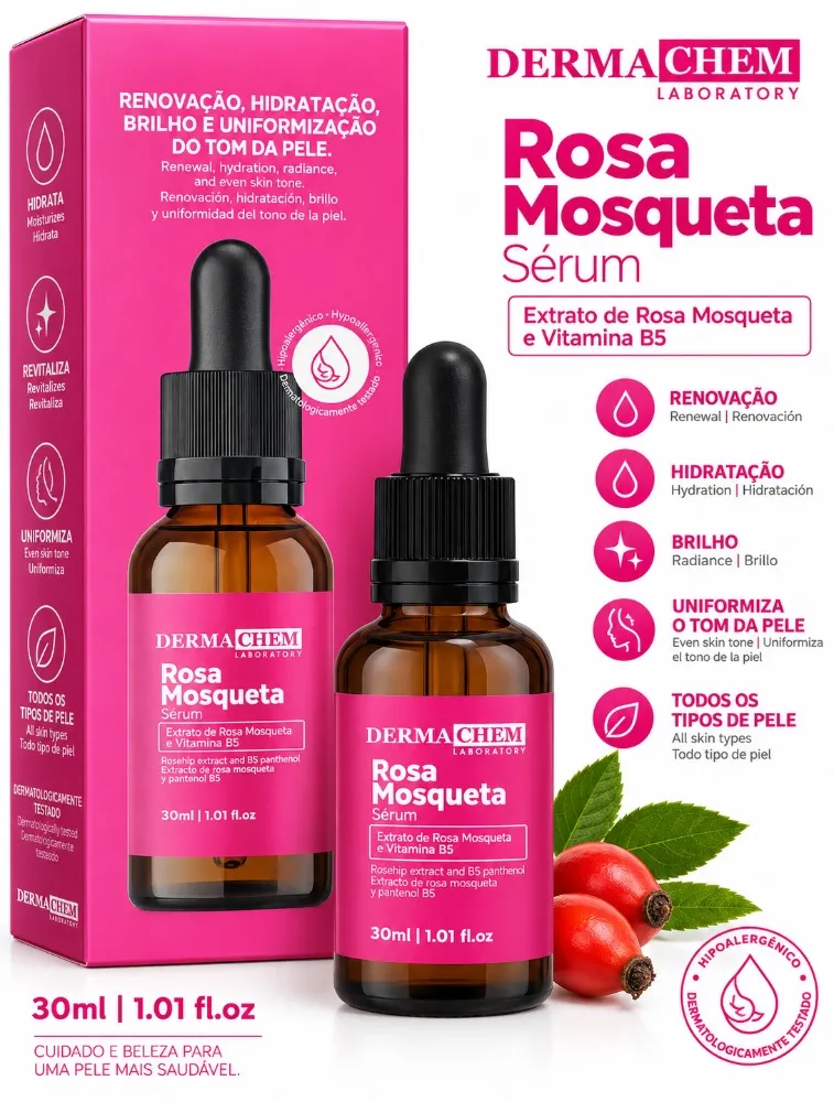 SERUM ROSA MOSQUETA 30ML - DERMACHEM