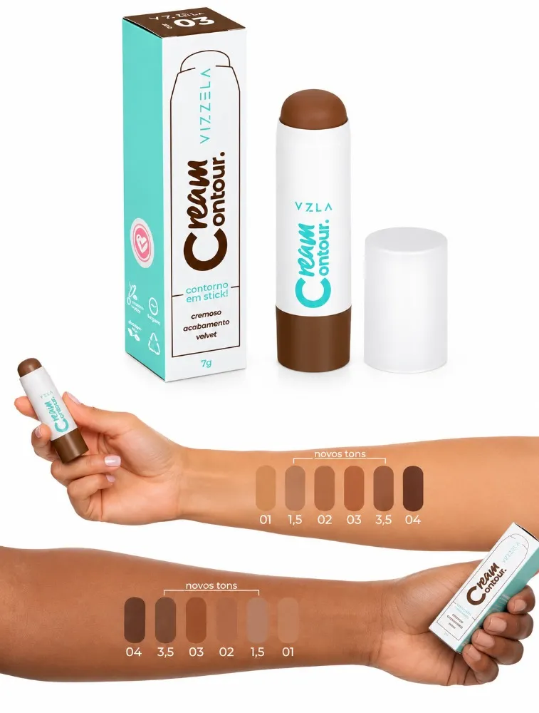 CONTORNO STICK CREAM CONTOUR 7G - VIZZELA