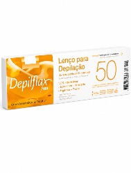LENÇO DEPILATÓRIO DEPILFLAX C/ 50 UNIDADES