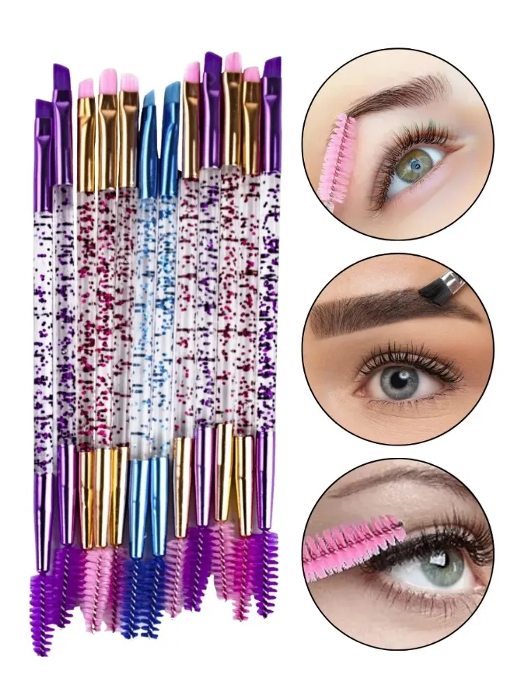 PINCEL DUPLO PARA HENNA - CORES VARIADAS
