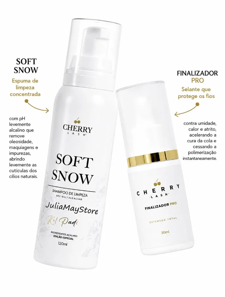 Kit Retenção  Soft Snow + Finalizador Cherry