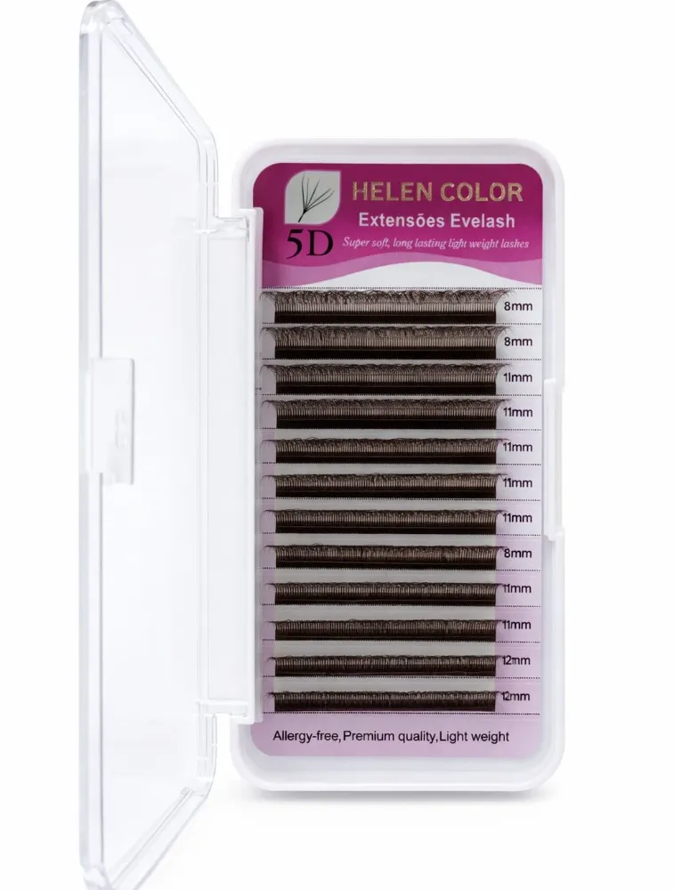 CILIOS HELEN COLOR 5DW 07D MARROM COFFE MIX 8-12