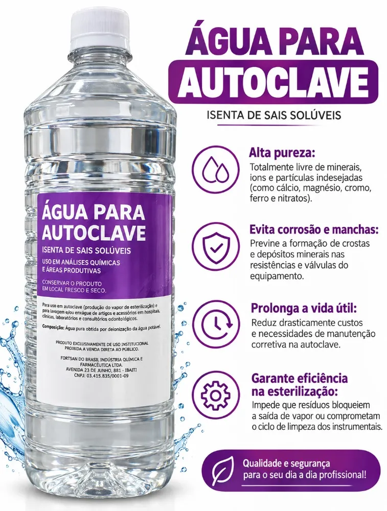 AGUA PARA AUTOCLAVE 1 LITRO