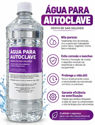 AGUA PARA AUTOCLAVE 1 LITRO