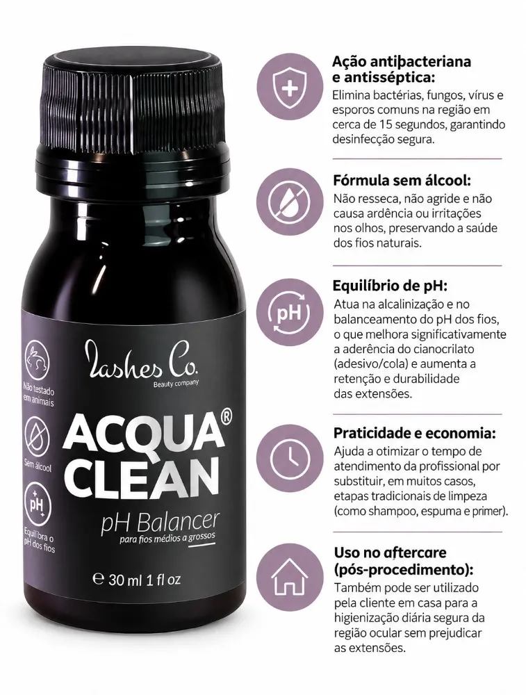 ACQUA CLEAN LASHES CO 30ML