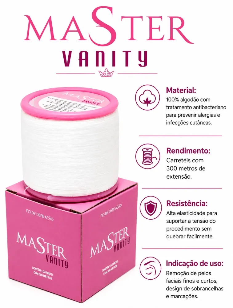 LINHA PARA DEPILAÇÃO FACIAL MASTER VANITY
