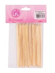 PALITO DUPLO PRA CUTICULA 100UND GI BELEZA