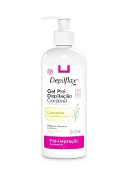 GEL PRE DEPILACAO CAMOMILA 250ML - DEPILFLAX