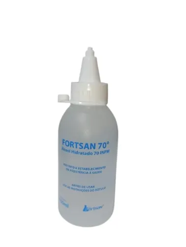 ALCOOL HIDRATADO 70% 100ML FORTSAN