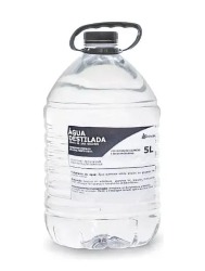 AGUA DESTILADA 5 LITROS FORTSAN