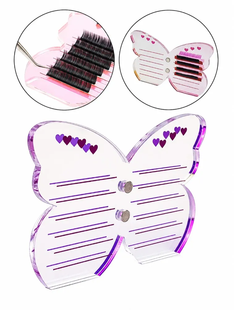 PLACA ACRILICA BORBOLETA C/ IMÃ PARA PINÇA