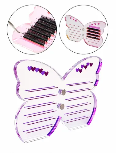 PLACA ACRILICA BORBOLETA C/ IMÃ PARA PINÇA