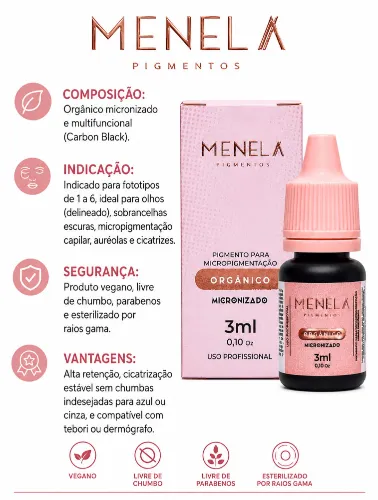 PIGMENTO MENELA 3ML - MR BLACK