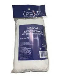 MASCARA BRANCA 50 UND - SANTA CLARA