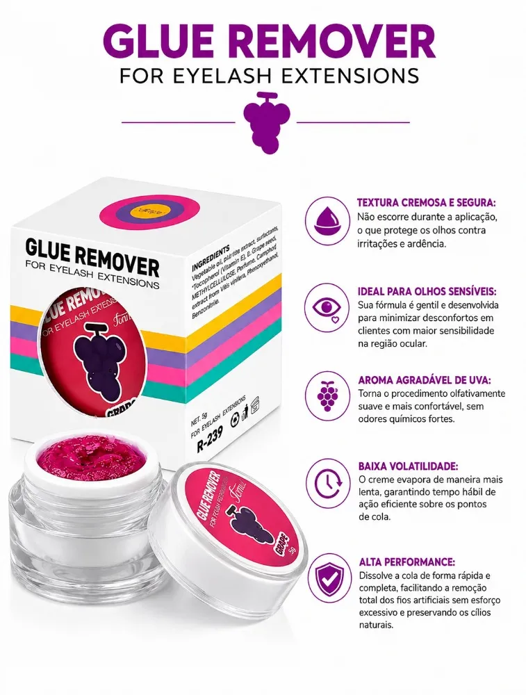 REMOVEDOR EM CREME FUNMIX UVA
