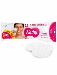 ALGODÃO EM DISCO - NATHY 100 UNIDADE