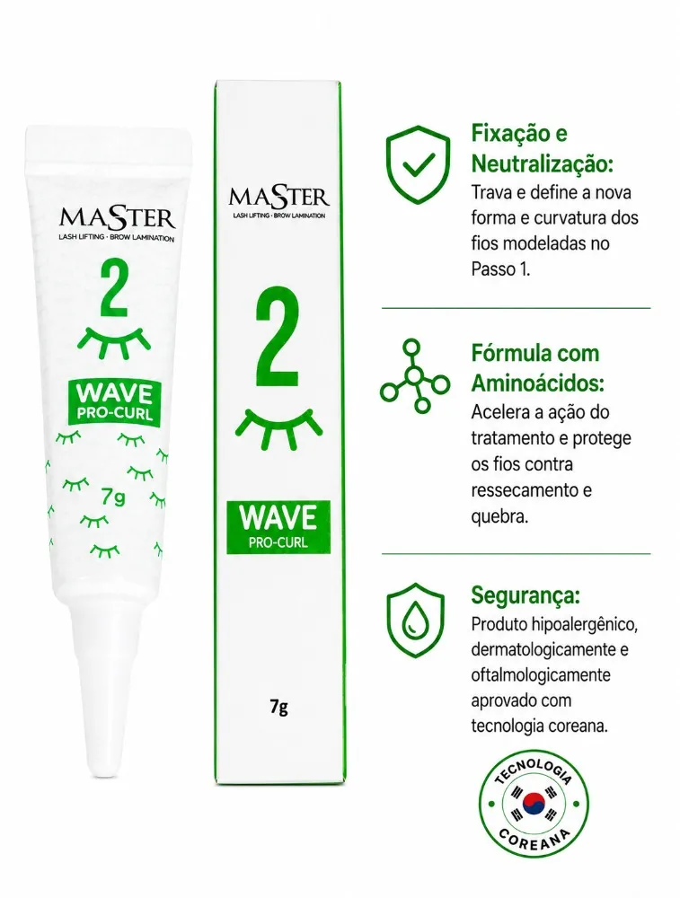 PASSO 2 MASTER WAVE PRO-CURL LASH LIFTING E LAMINATION 7G