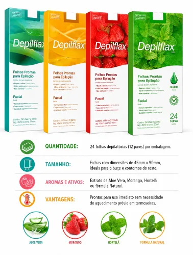 FOLHA FACIAL DEPILFLAX