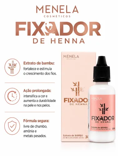 FIXADOR DE HENNA MENELA 30ML
