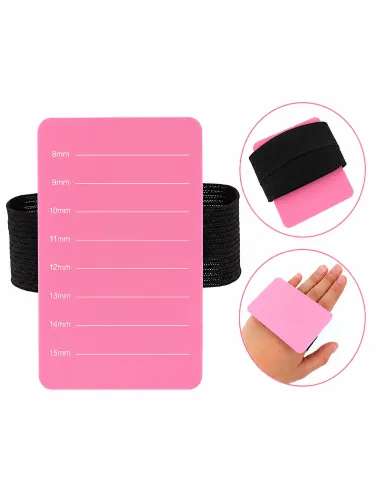 PLACA DE MÃO COM SUPORTE- ROSA