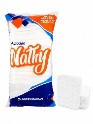 ALGODÃO QUADRADINHO HIDRÓFILO NATHY 100G