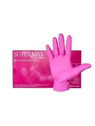LUVA SUPERMAX ROSA 100 UNID