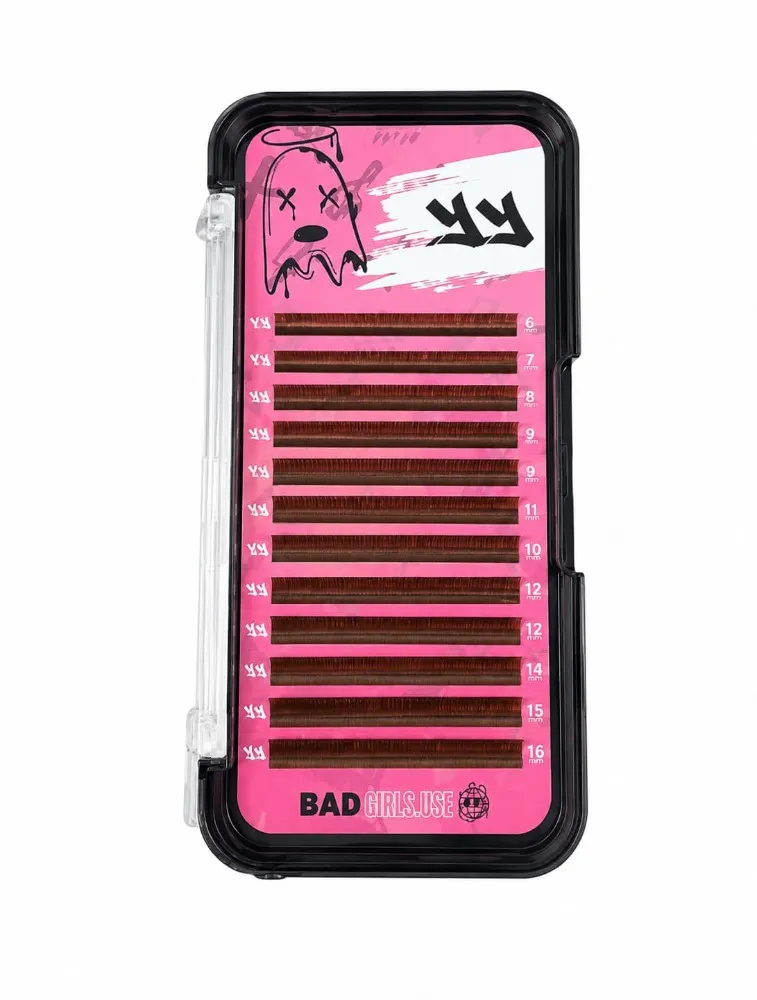 CILIOS YY 07D MIX  (6-13) MARROM BAD PINK