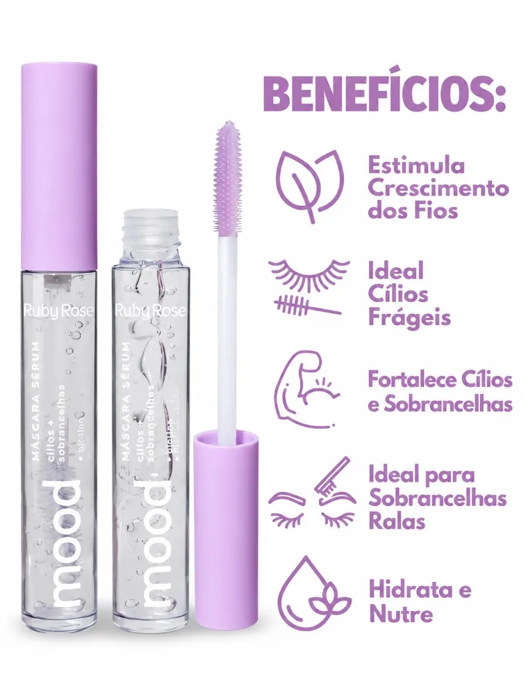 MASCARA SERUM (CILIOS E SOBRANCELHAS) -RUBYROSE