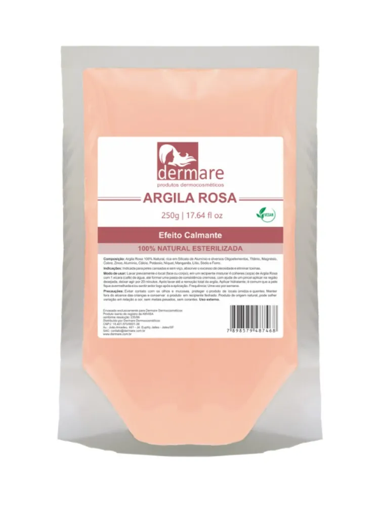 Argila Rosa Dermare 500g
