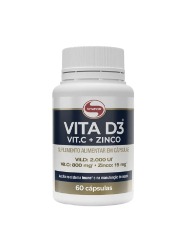 Vitamina D3 + C + Zinco - 60 Cap - Vitafor