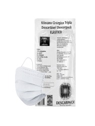 Máscara Tripla c/ 50 und - Descarpack