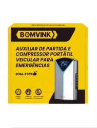 AUXILIAR DE PARTIDA C/ BOMBA DE AR PORTATIL  BOMVINK BOM-8910