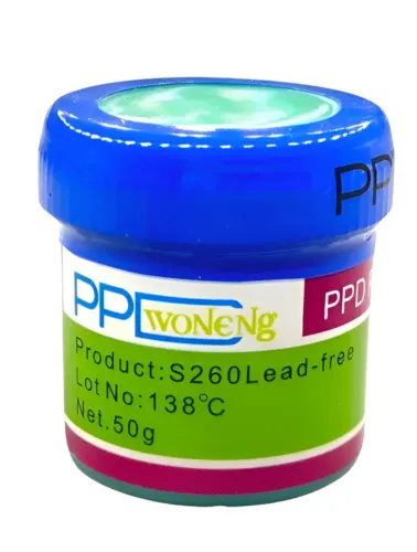 PASTA SOLDA PPD S260 138ºC LEAD FREE 50G