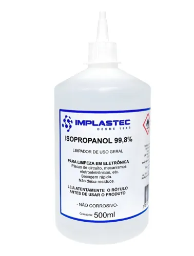 ALCOOL ISOPROPILICO 500ML IMPLASTEC