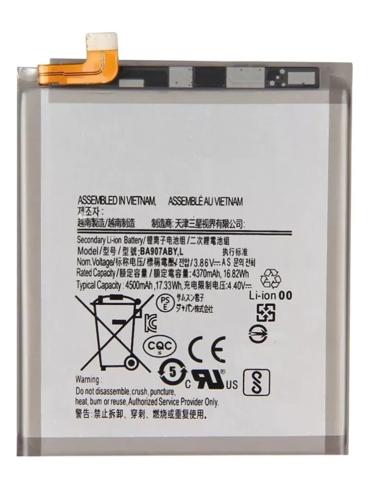 BATERIA SAMSUNG S10 LITE EB-BA907ABY
