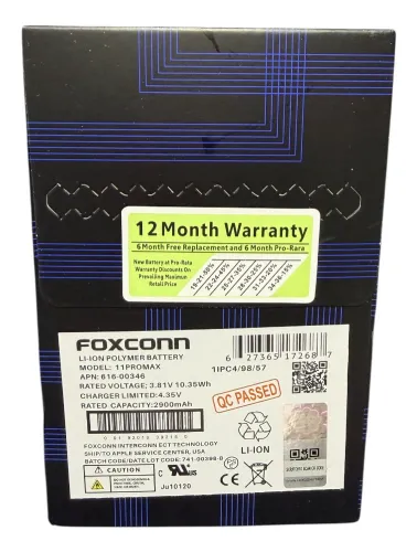 BATERIA IPHONE 11 PRO MAX FOXCONN