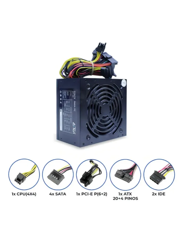 FONTE ATX PC 500W ATF-500