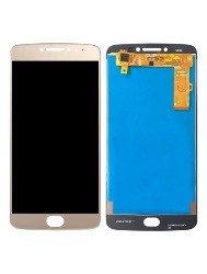 FRONTAL MOTO E4 PLUS S/ARO DOURADO