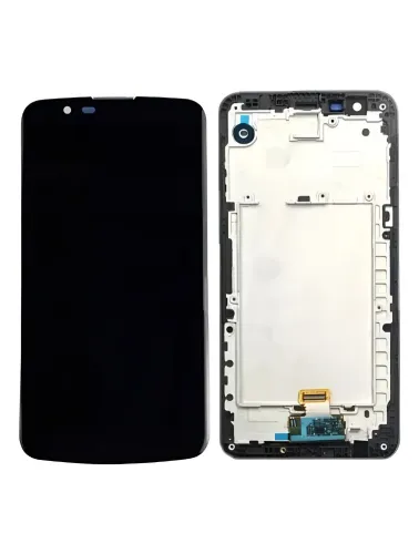 FRONTAL LG K10 C/TV C/ARO PRETA