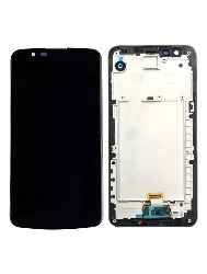 FRONTAL LG K10 C/TV C/ARO PRETA