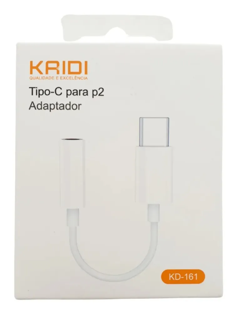 ADAPTADOR DE FONE TIPO C KAIDI KD-161