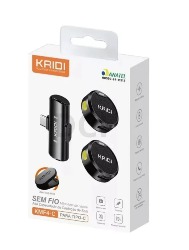 MICROFONE DE LAPELA TIPO C KAIDI KMF4-C