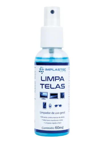 KIT LIMPA TELAS POUCH 60ML IMPLASTEC