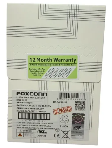 BATERIA IPHONE X FOXCON