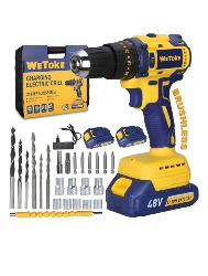 PARAFUSADEIRA E FURADEIRA WETOKE WK-012 48V 2 BATERIA