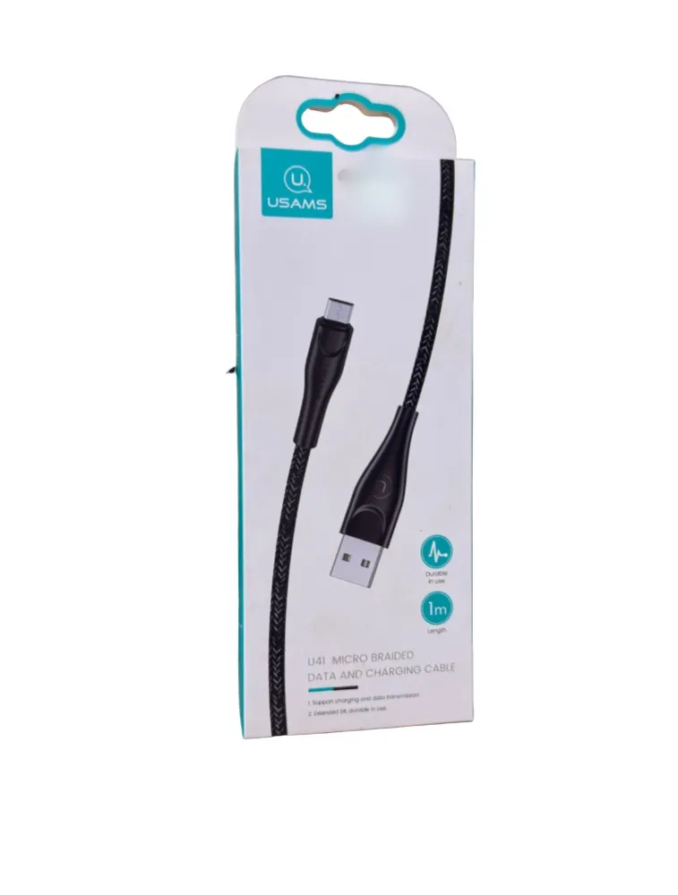 CABO USB PARA MICRO USB V8 1M USAMS U41 US-SJ393USB01