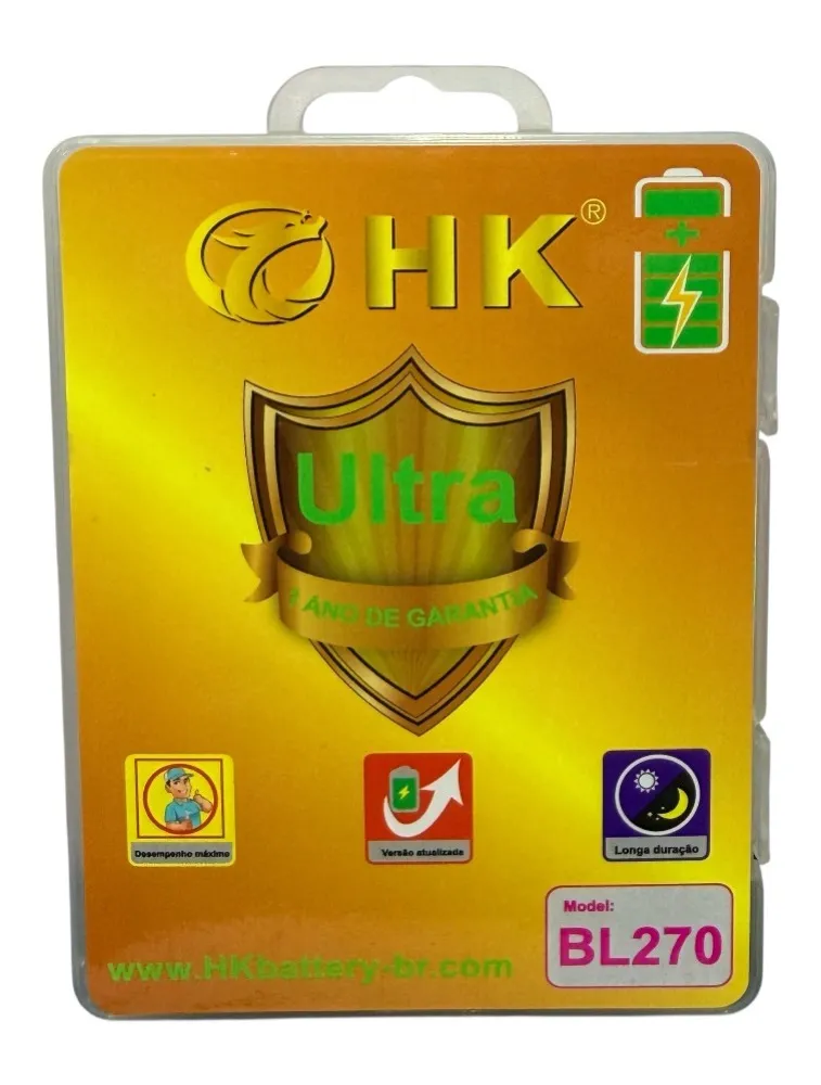 BATERIA MOTO G6 PLAY / MOTO E5 / LENOVO K6 PLUS BL270 HK ULTRA